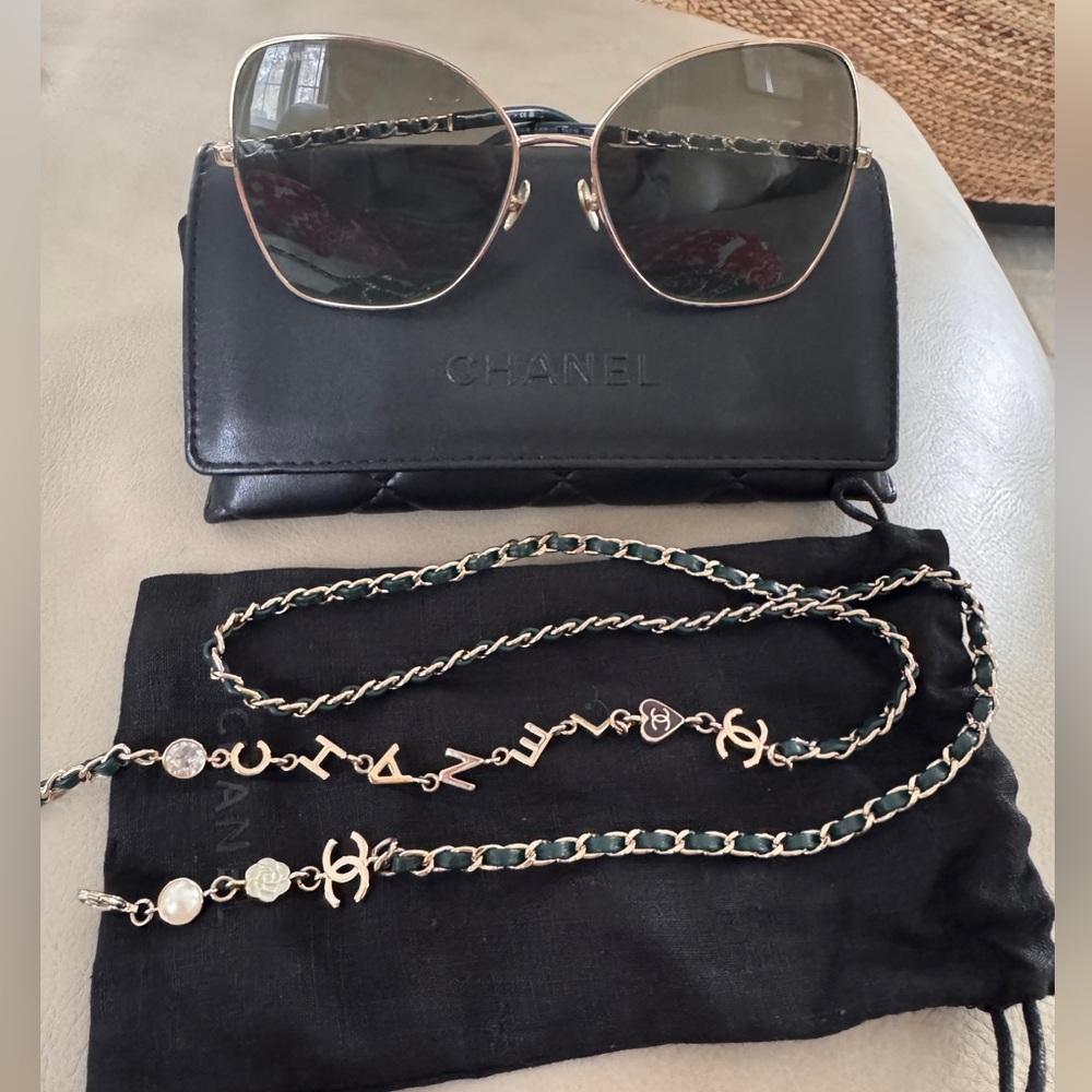 Chanel butterfly sunglasses